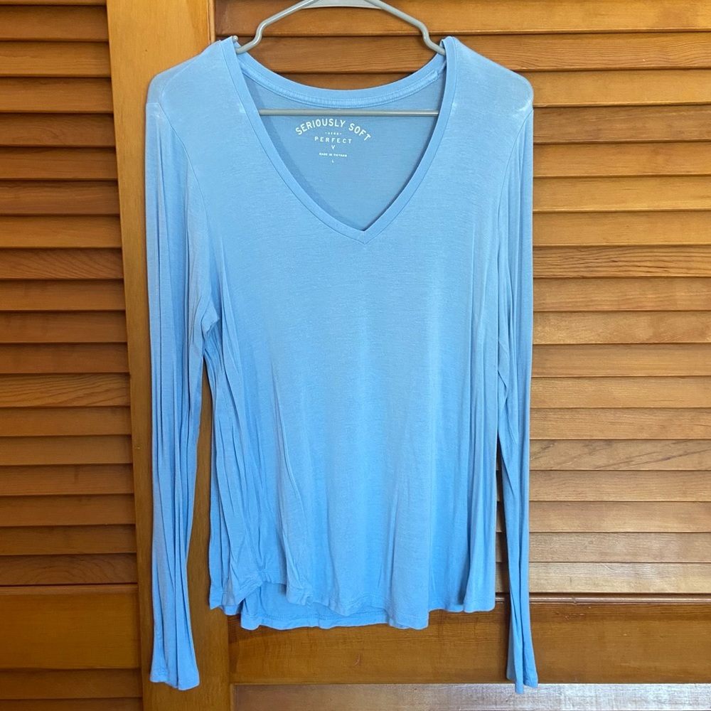 Aero Blue Long sleeve Size Large
